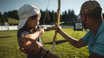 Cours tir-à-l'arc enfant