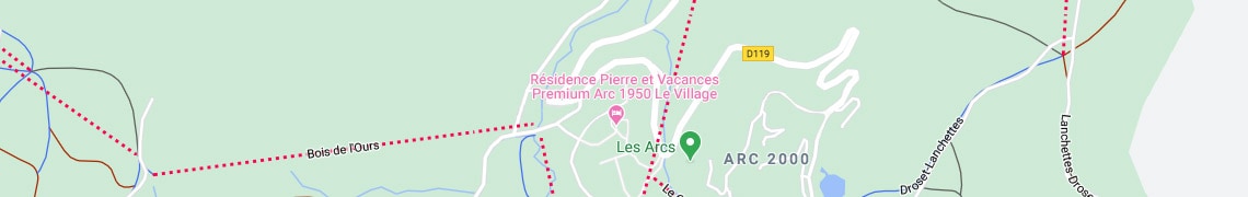 Votre localisation Résidence premium Arc 1950 Le Village
